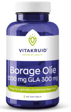 Vitakruid — Borage Olie 1500 Mg Gla 300 Mg 60 Capsules - Afbeelding 2