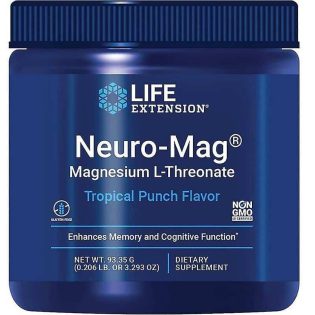 Neuro-Mag Magnesium-L-Threonat, Tropical Punch Flavour 93,35g 30 servings