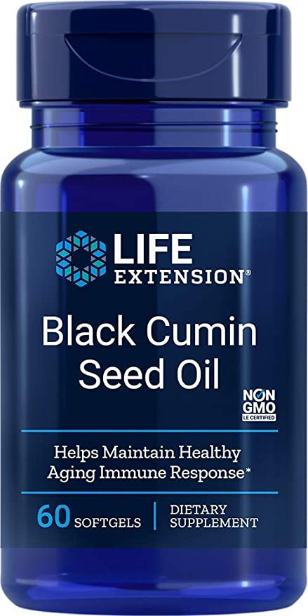 Black Cumin Seed Oil 60 softgels lifeextension